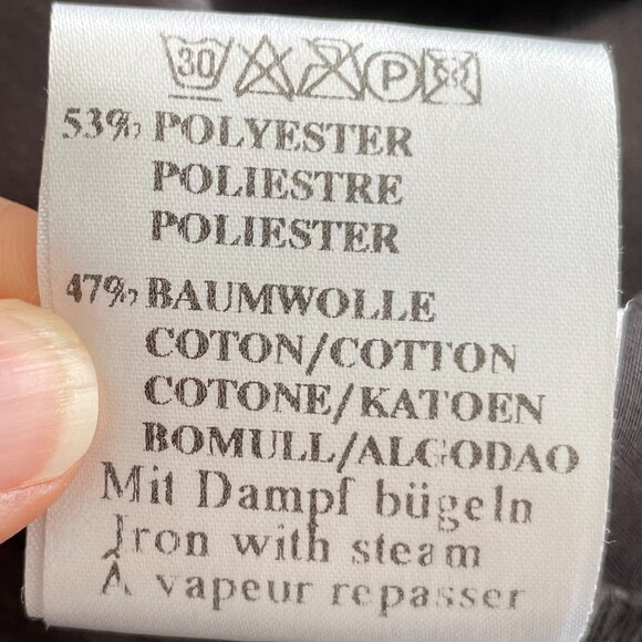 Betty Barclay Collection Lightweight Full Zip Jacket w Ruching Detail Grey Sz 10 - Picture 11 of 12